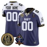 Custom Name/Gender Navy Midshipmen Lacrosse Jolly Rogers Vapor Limited Jersey – All Stitched