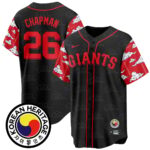 Men’s San Francisco Giants Korean Heritage Jersey – All Stitched