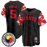 Men’s San Francisco Giants Korean Heritage Jersey – All Stitched