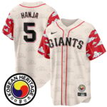 Men’s San Francisco Giants Korean Heritage Jersey – All Stitched