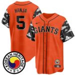 Men’s San Francisco Giants Korean Heritage Jersey – All Stitched