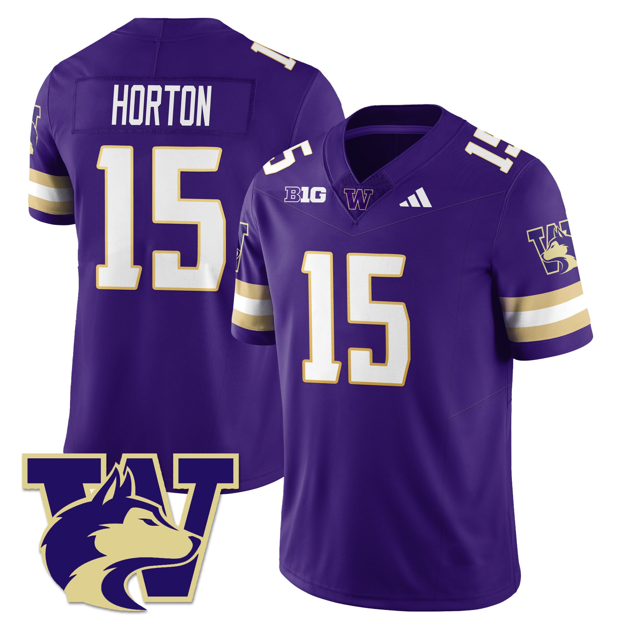 Women’s Washington Husky Football 2025 Vapor Limited Jersey – All Stitched