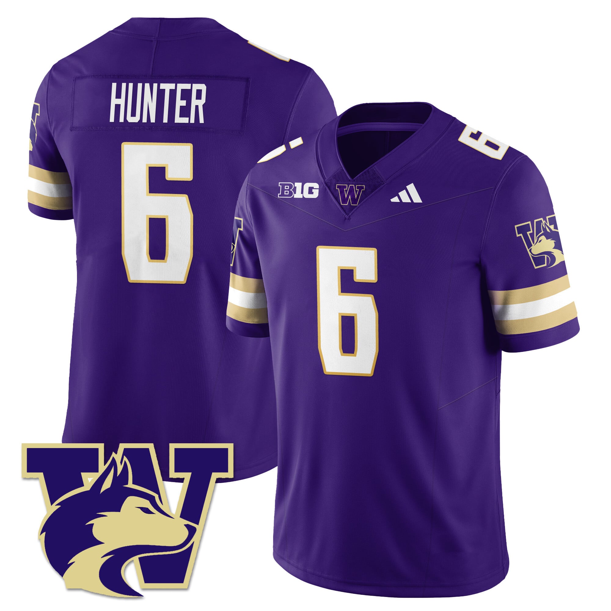 Women’s Washington Husky Football 2025 Vapor Limited Jersey – All Stitched