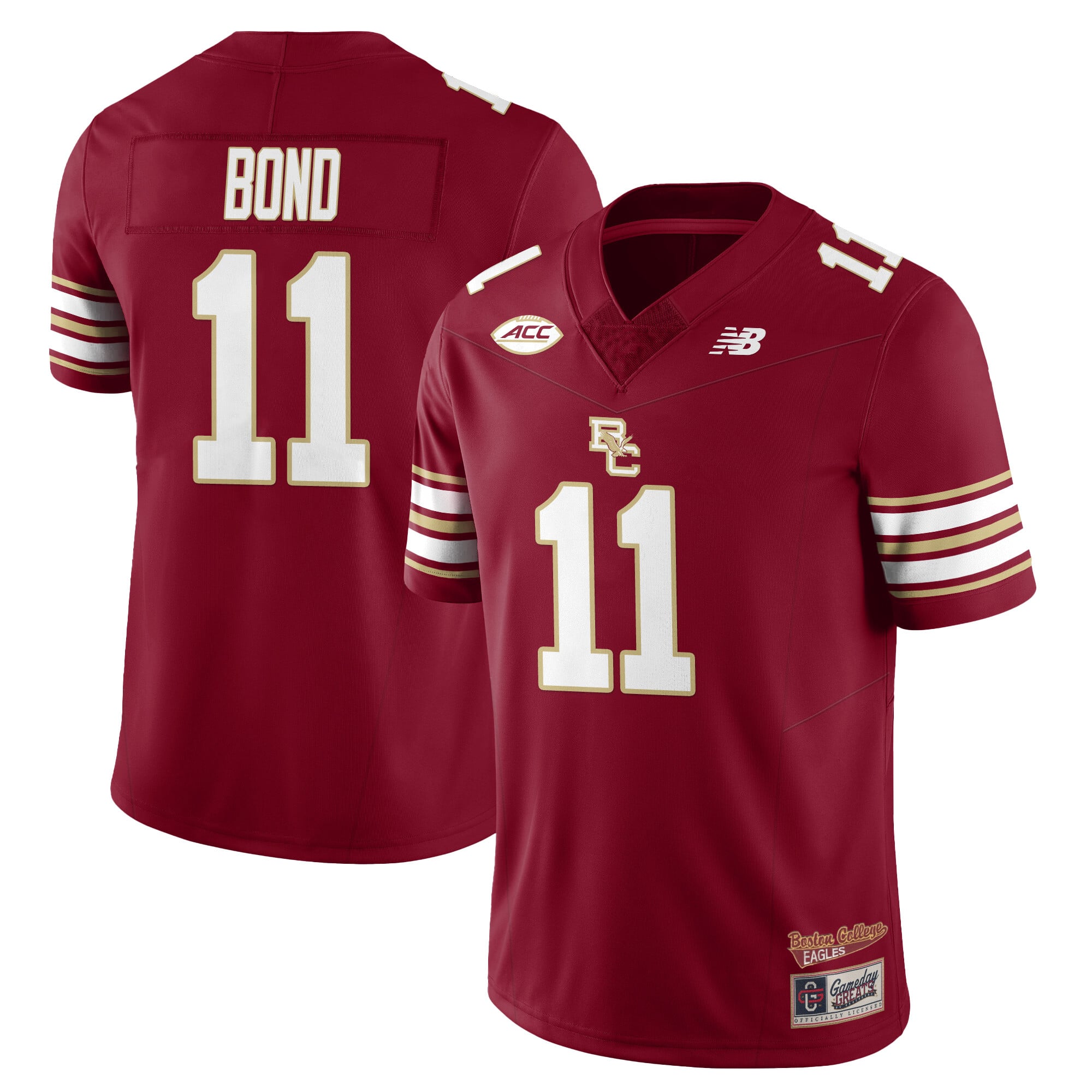 Men’s Boston College Eagles Football 2025 Uniforms – All Stitched