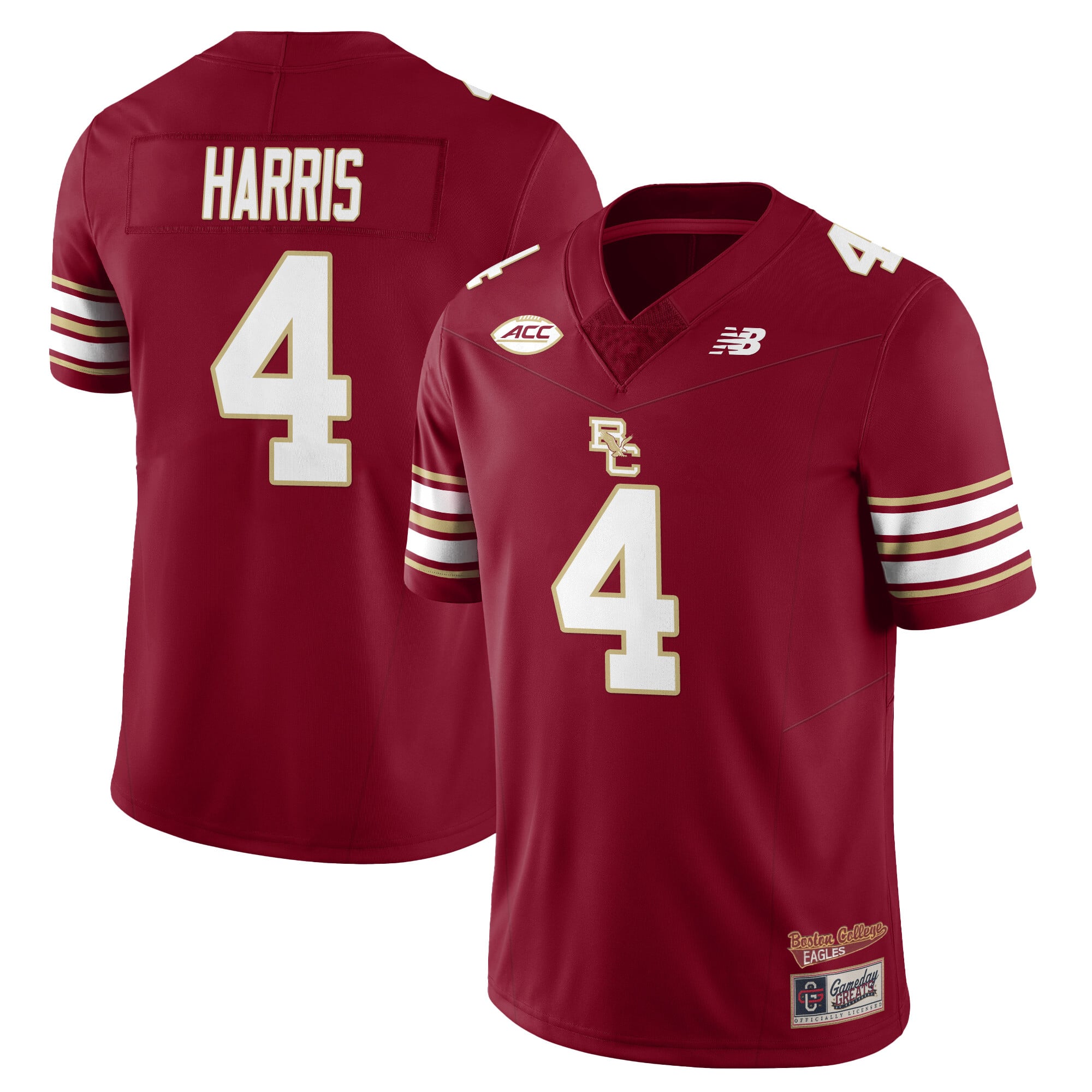 Men’s Boston College Eagles Football 2025 Uniforms – All Stitched