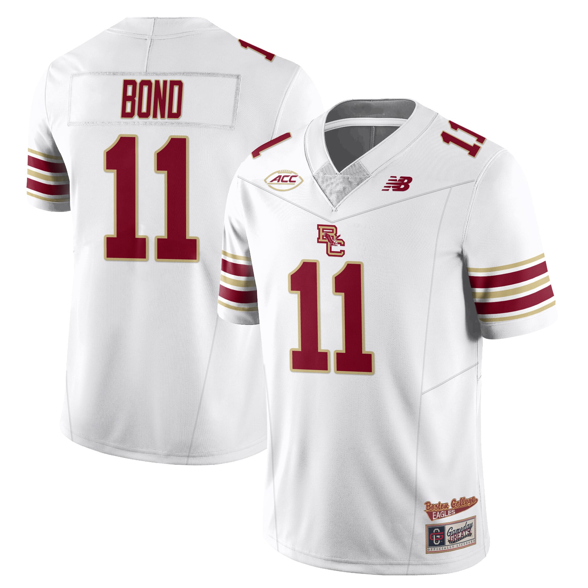 Men’s Boston College Eagles Football 2025 Uniforms – All Stitched