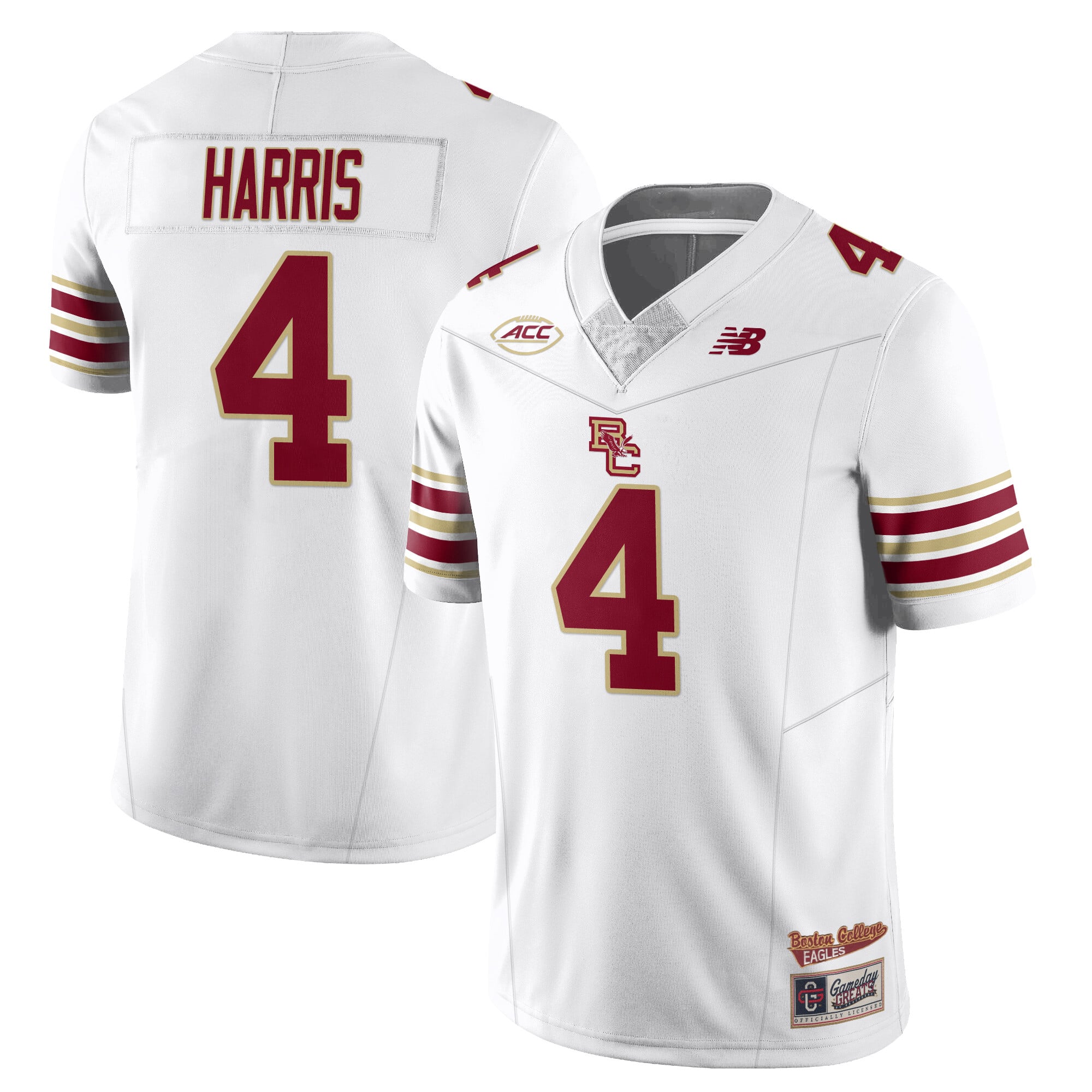 Men’s Boston College Eagles Football 2025 Uniforms – All Stitched