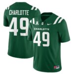 Men’s Charlotte 49ers Football 2025 Vapor Limited Jersey – All Stitched