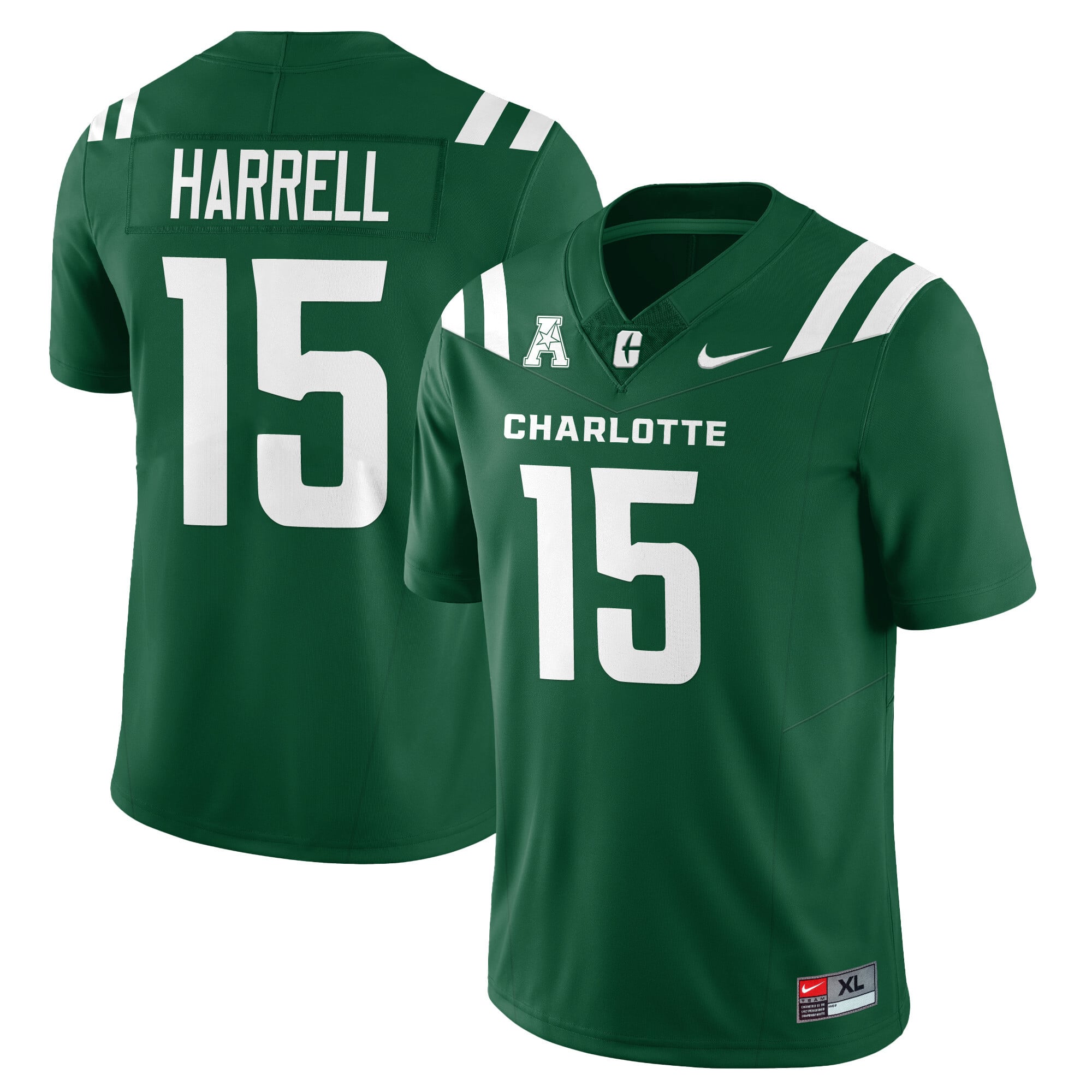 Men’s Charlotte 49ers Football 2025 Vapor Limited Jersey – All Stitched