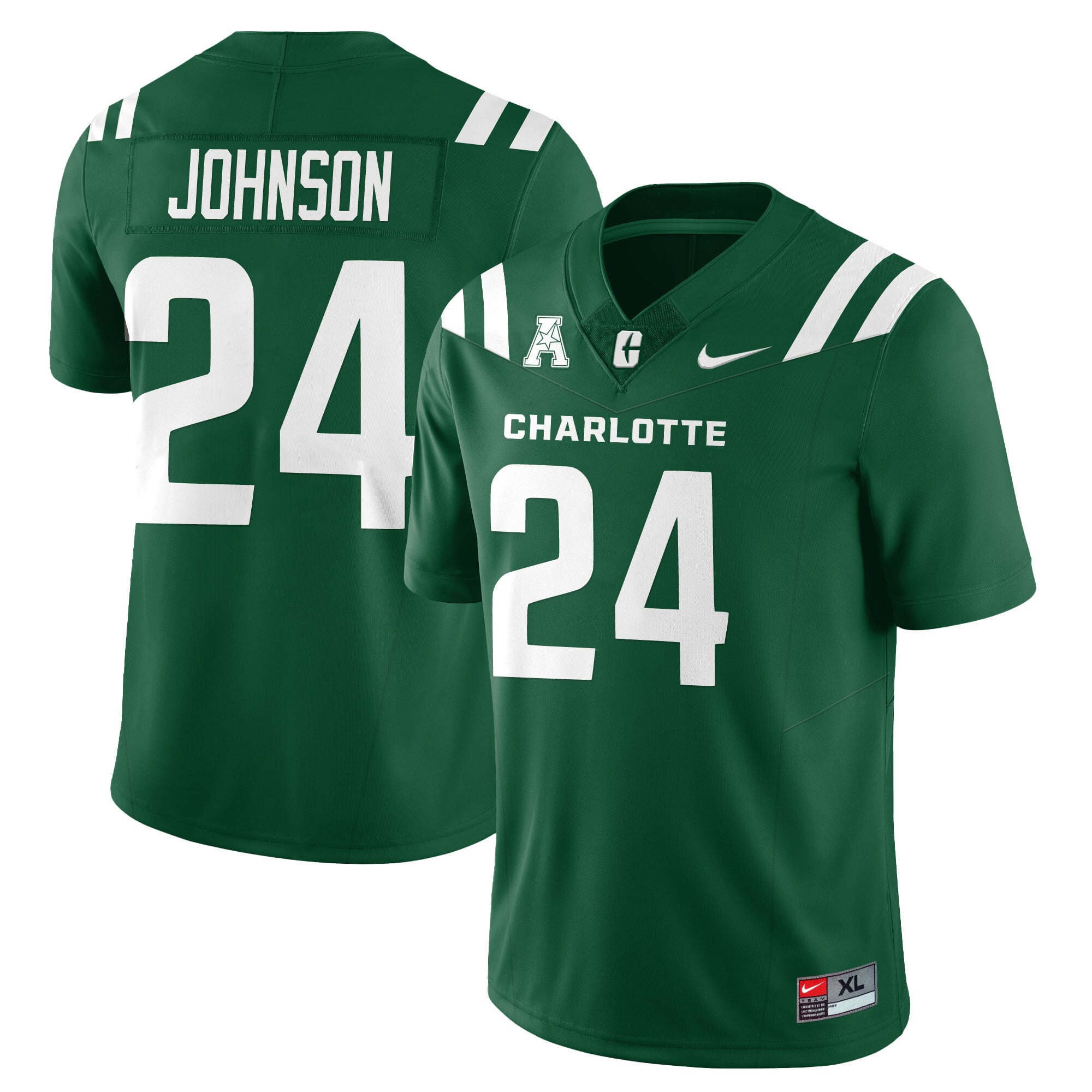 Men’s Charlotte 49ers Football 2025 Vapor Limited Jersey – All Stitched