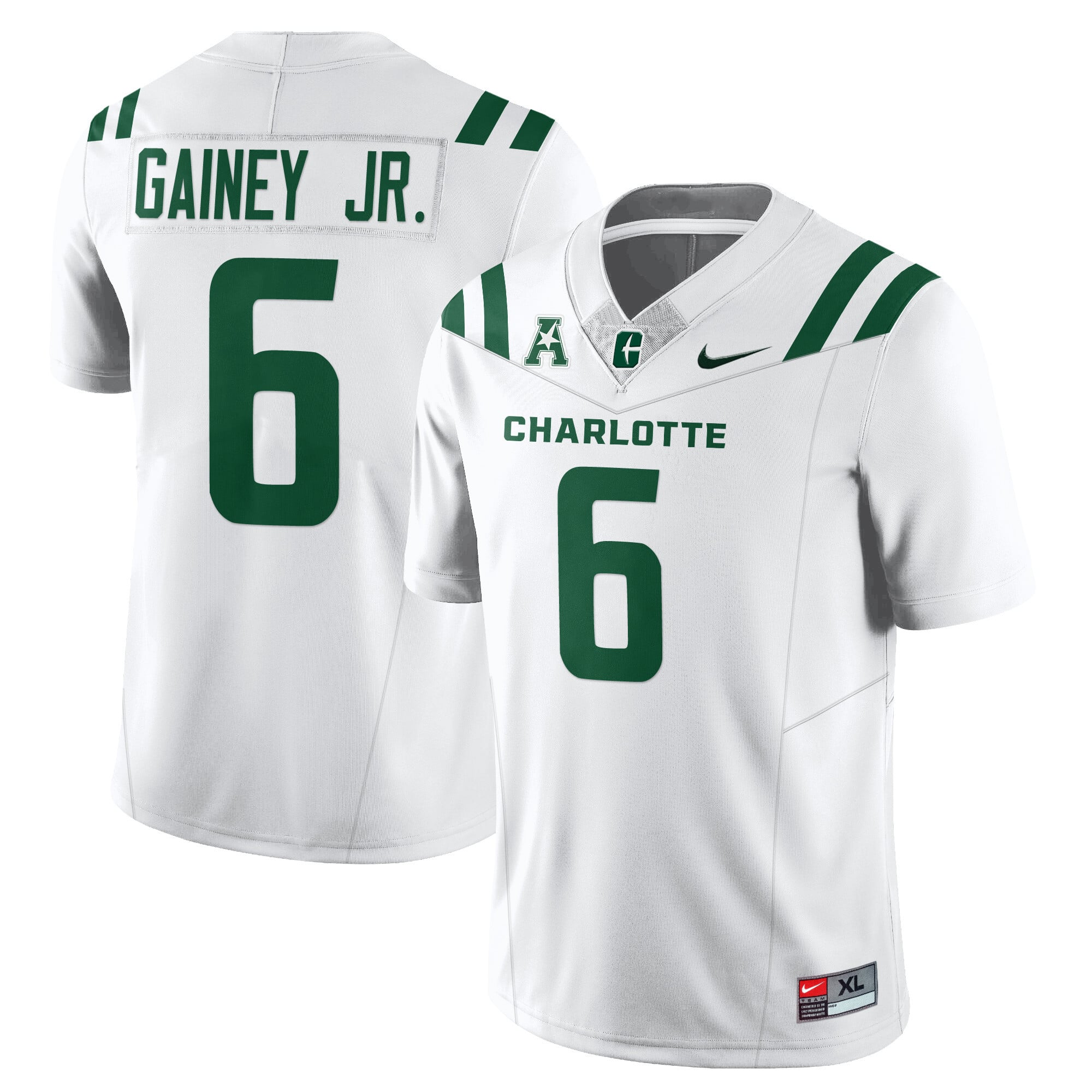 Men’s Charlotte 49ers Football 2025 Vapor Limited Jersey – All Stitched