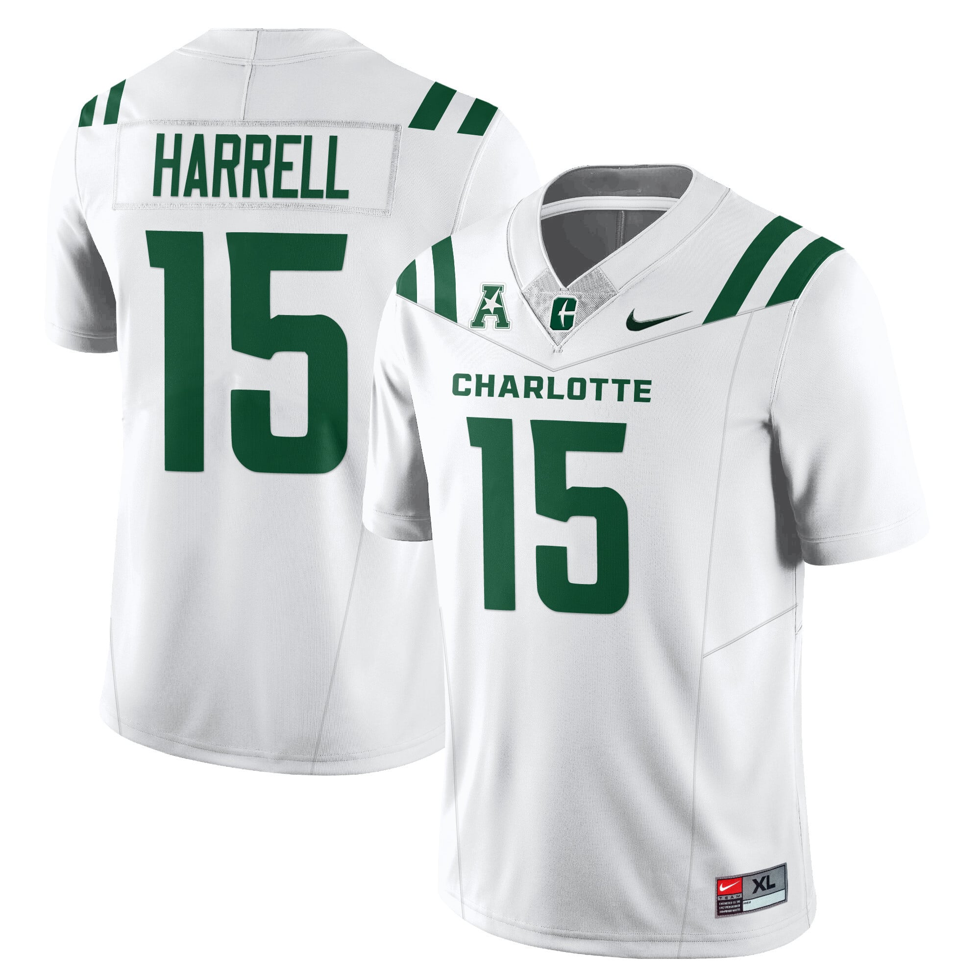 Men’s Charlotte 49ers Football 2025 Vapor Limited Jersey – All Stitched