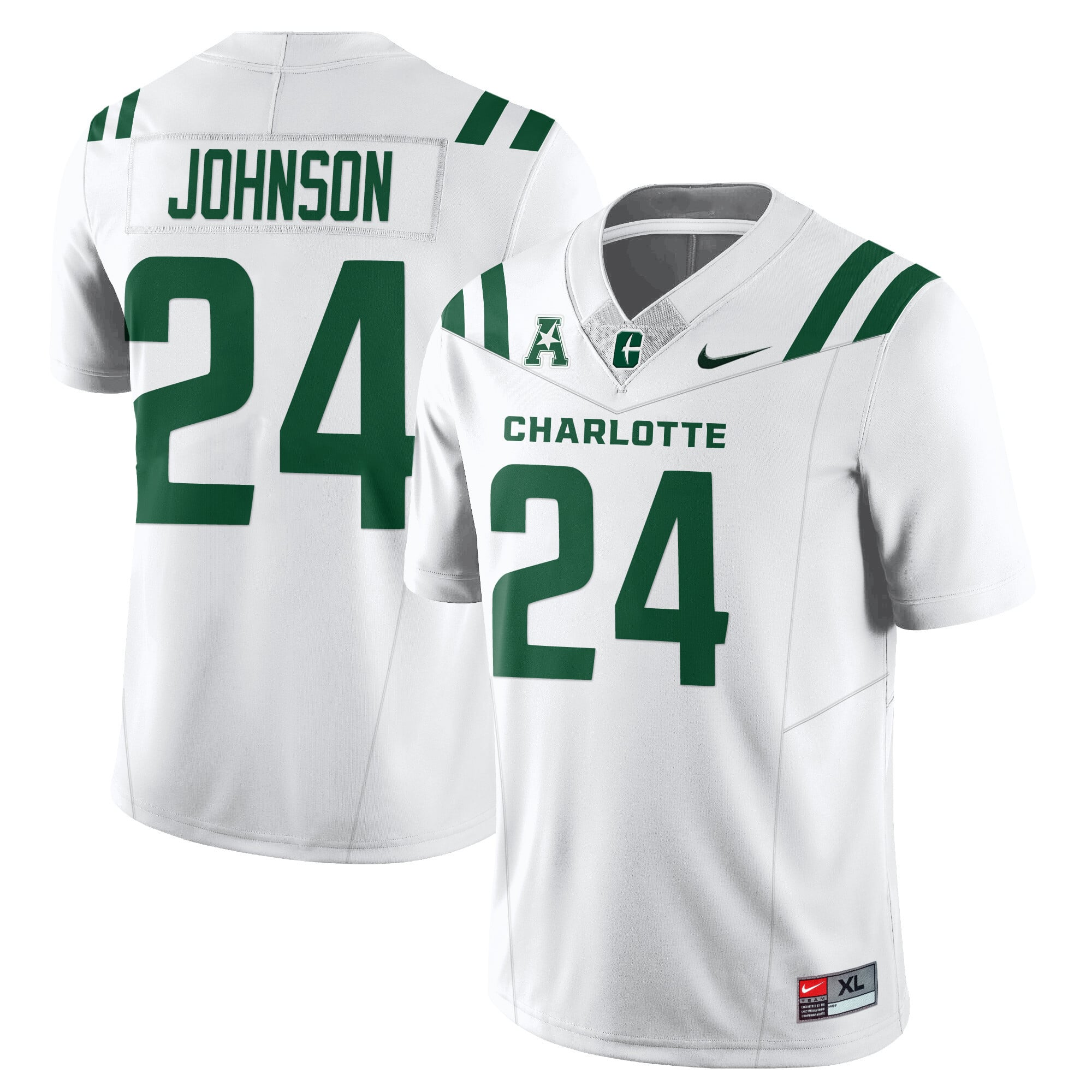 Men’s Charlotte 49ers Football 2025 Vapor Limited Jersey – All Stitched