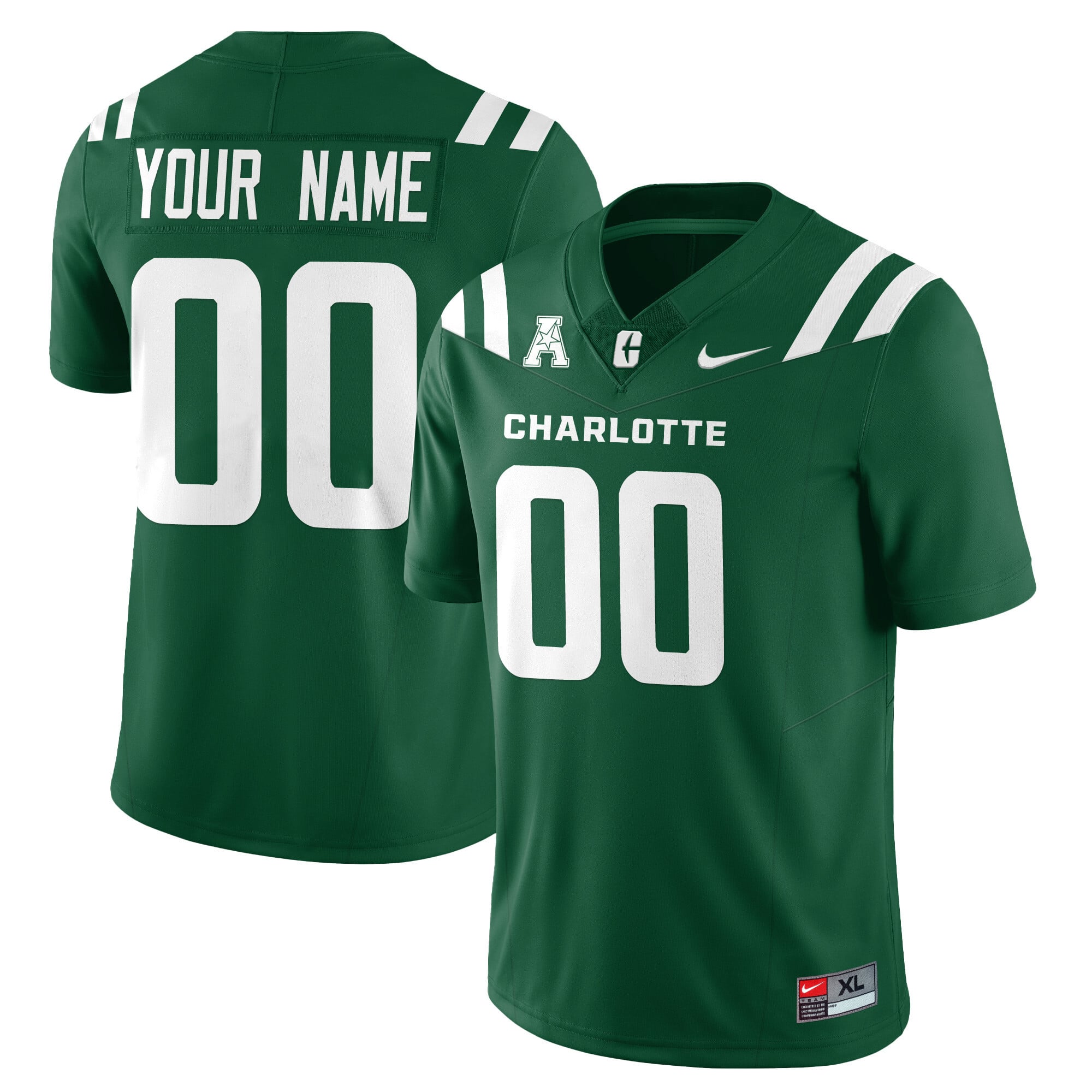 Charlotte 49ers Football 2025 Vapor Limited Custom Jersey – All Stitched