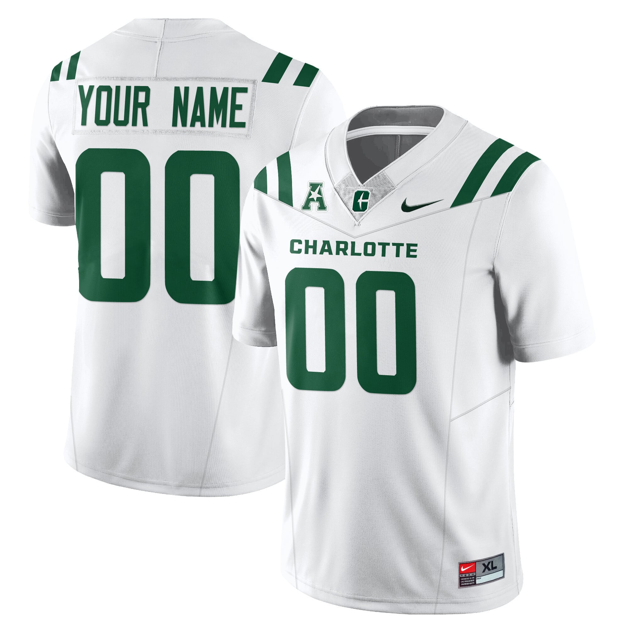 Charlotte 49ers Football 2025 Vapor Limited Custom Jersey – All Stitched