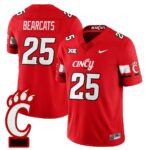 Men’s Cincinnati Bearcats Football 2025 Uniform – All Stitched