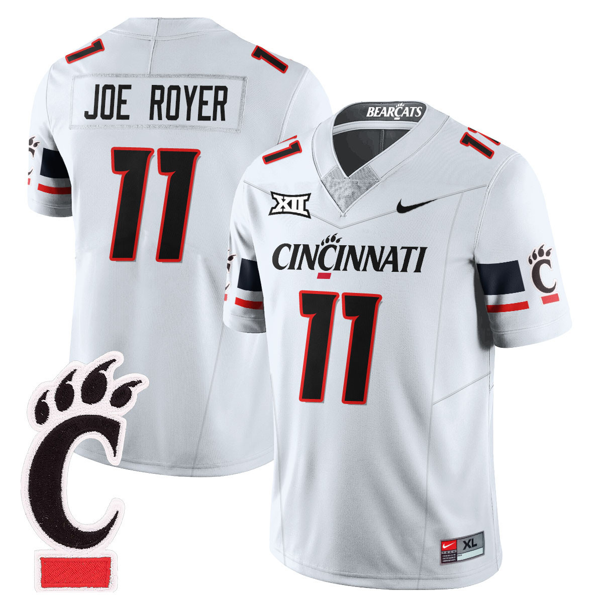 Men’s Cincinnati Bearcats Football 2025 Uniform – All Stitched