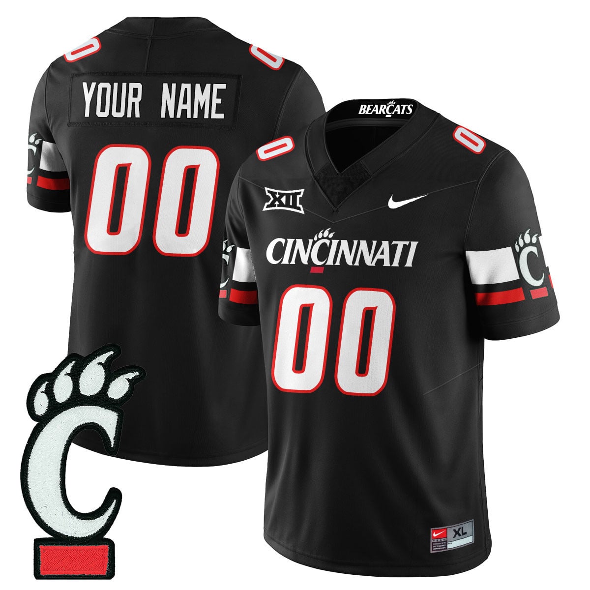Custom Cincinnati Bearcats Football 2025 Uniform – All Stitched