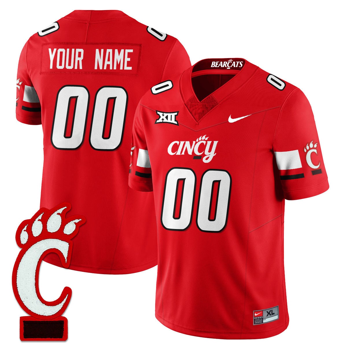 Custom Cincinnati Bearcats Football 2025 Uniform – All Stitched