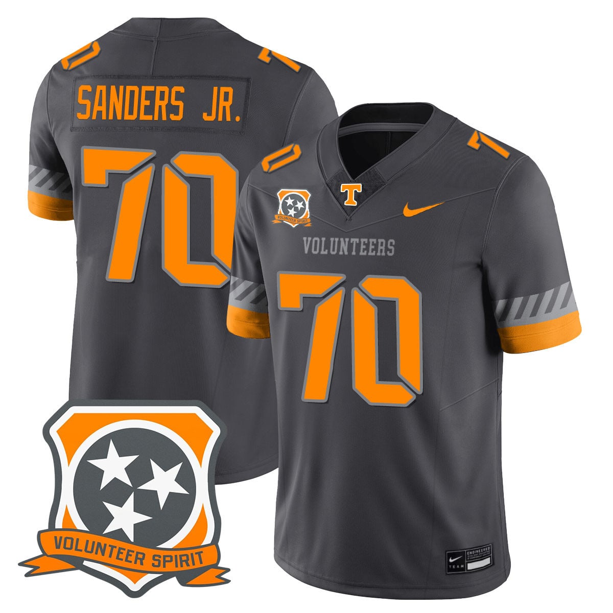 Men’s Tennessee Volunteers 2025 Spirit Jersey – All Stitched