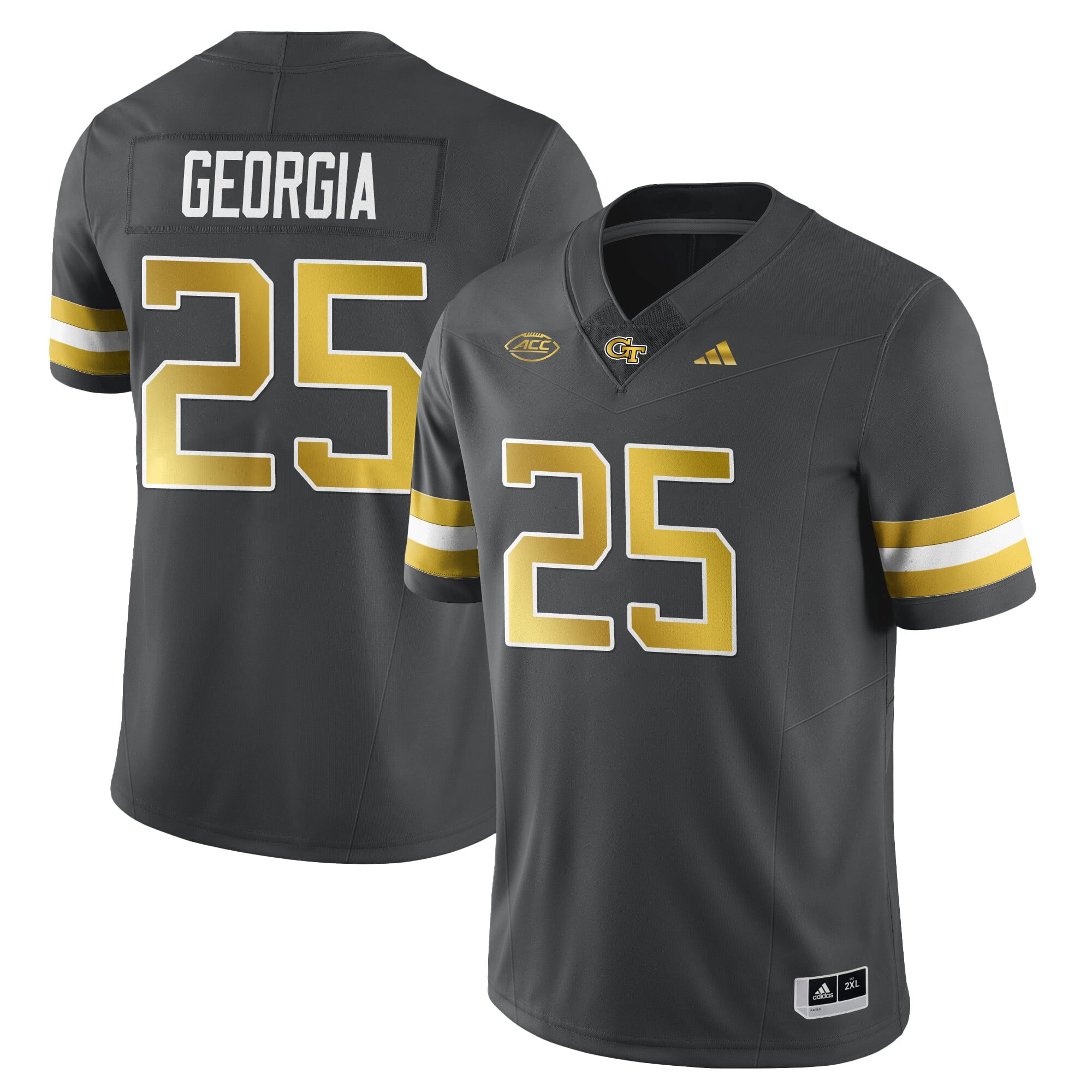 Men’s Georgia Tech Football 2025 Limited Jersey – All Stitched
