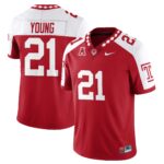 Men’s Temple Football 2025 Vapor Limited Jersey – All Stitched