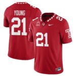 Men’s Temple Football 2025 Vapor Limited Jersey – All Stitched