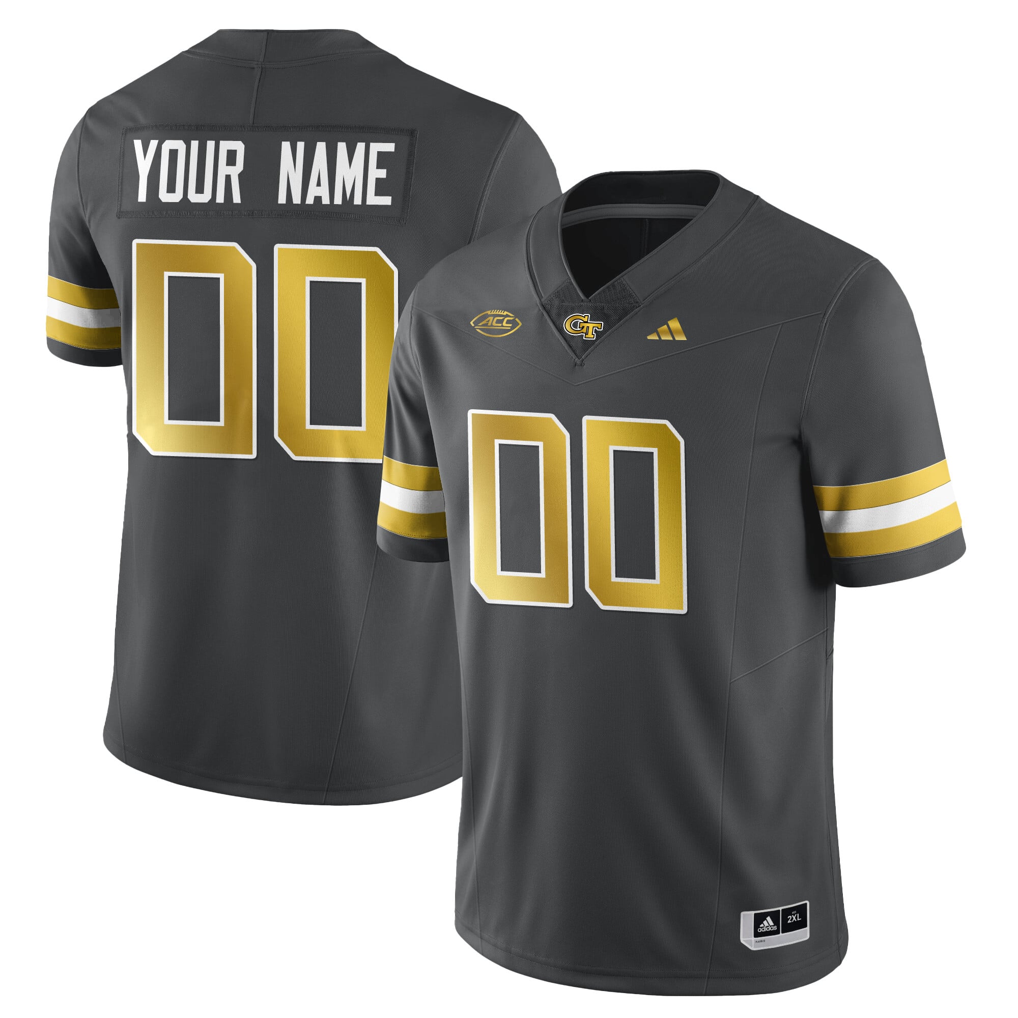 Custom Gender/Name Georgia Tech Football 2025 Limited Jersey – All Stitched