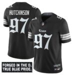 Men’s Detroit Lions ‘Gothic Motor City Edition’ Vapor Limited Jersey – All Stitched