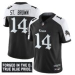 Men’s Detroit Lions ‘Gothic Motor City Edition’ Vapor Limited Jersey – All Stitched