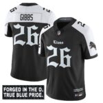 Men’s Detroit Lions ‘Gothic Motor City Edition’ Vapor Limited Jersey – All Stitched