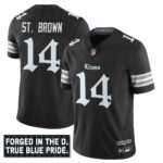 Men’s Detroit Lions ‘Gothic Motor City Edition’ Vapor Limited Jersey – All Stitched