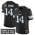 Men’s Detroit Lions ‘Gothic Motor City Edition’ Vapor Limited Jersey – All Stitched