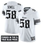 Men’s Detroit Lions ‘Gothic Motor City Edition’ Vapor Limited Jersey – All Stitched