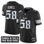 Men’s Detroit Lions ‘Gothic Motor City Edition’ Vapor Limited Jersey – All Stitched