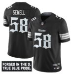 Men’s Detroit Lions ‘Gothic Motor City Edition’ Vapor Limited Jersey – All Stitched