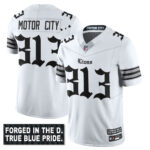 Men’s Detroit Lions ‘Gothic Motor City Edition’ Vapor Limited Jersey – All Stitched