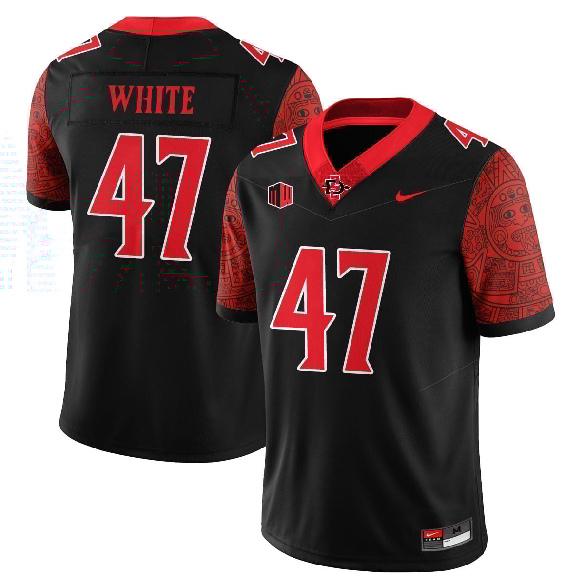 Men’s San Diego State Football 2025 Limited Jersey – All Stitched