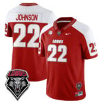 Men’s UNM Lobo Football 2025 Jersey – All Stitched