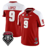 Men’s UNM Lobo Football 2025 Jersey – All Stitched