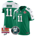 Men’s Philadelphia Eagles Super Bowl LIX Champions Jersey – All Stitched