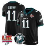Men’s Philadelphia Eagles Super Bowl LIX Champions Jersey – All Stitched