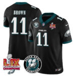 Men’s Philadelphia Eagles Super Bowl LIX Champions Jersey – All Stitched