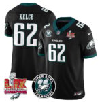 Men’s Philadelphia Eagles Super Bowl LIX Champions Jersey – All Stitched