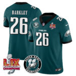 Men’s Philadelphia Eagles Super Bowl LIX Champions Jersey – All Stitched