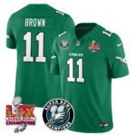 Men’s Philadelphia Eagles Super Bowl LIX Champions Jersey – All Stitched