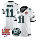 Men’s Philadelphia Eagles Super Bowl LIX Champions Jersey – All Stitched