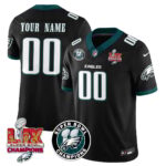 Philadelphia Eagles Super Bowl LIX Champions Custom Jersey – All Stitched
