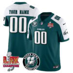 Philadelphia Eagles Super Bowl LIX Champions Custom Jersey – All Stitched