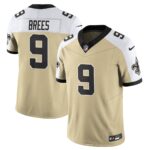 Men’s New Orleans Saints Golds Alternate Vapor Limited Jersey – All Stitched